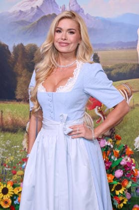 Pamela Reif arriving at the RTL TV show HeidiFest by Heidi Klum at the Hofbräuhaus in Munich, September 17, 2026 Foto:xK.xKriegerx xFuturexImagex heidifest_6741