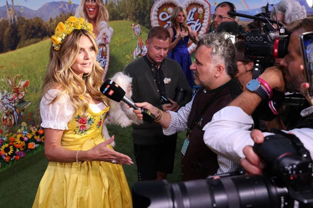 Heidi Klum arriving at the RTL TV show HeidiFest by Heidi Klum at the Hofbräuhaus in Munich, September 17, 2026 Foto:xK.xKriegerx xFuturexImagex heidifest_6781