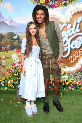 Leni Klum and Henry Samuel arriving at the RTL TV show HeidiFest by Heidi Klum at the Hofbräuhaus in Munich, September 17, 2026 Foto:xK.xKriegerx xFuturexImagex heidifest_6801