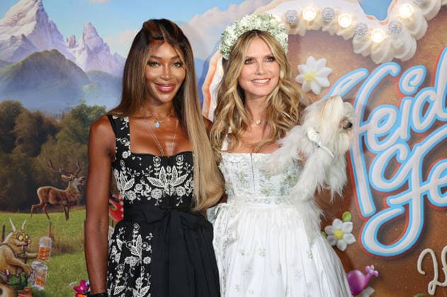 Naomi Campbell and Heidi Klum arriving at the RTL TV show HeidiFest by Heidi Klum at the Hofbräuhaus in Munich, September 17, 2026 Foto:xK.xKriegerx xFuturexImagex heidifest_6832