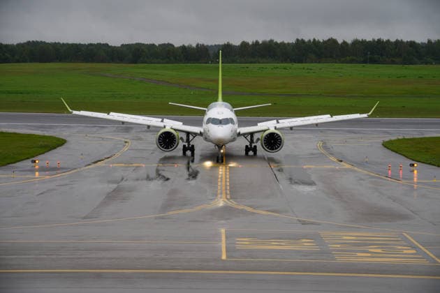 airBaltic files for bankruptcy protection VILNIUS, LITHUANIA - SEPTEMBER 17: An airBaltic aircraft is seen as the Latvia-based airline files for restructuring under Chapter 11 bankruptcy protection in the United States amid rising fuel costs and liquidity pressures, in Vilnius, Lithuania, on September 17, 2026. Yauhen Yerchak Anadolu Vilnius Lithuania. Editorial use only. Please get in touch for any other usage.  Copyright: x2026xAnadoluxYauhenxYerchakx