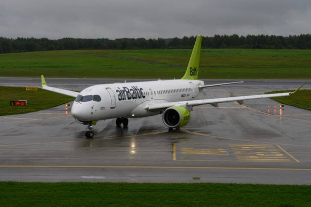 airBaltic files for bankruptcy protection VILNIUS, LITHUANIA - SEPTEMBER 17: An airBaltic aircraft is seen as the Latvia-based airline files for restructuring under Chapter 11 bankruptcy protection in the United States amid rising fuel costs and liquidity pressures, in Vilnius, Lithuania, on September 17, 2026. Yauhen Yerchak Anadolu Vilnius Lithuania. Editorial use only. Please get in touch for any other usage.  Copyright: x2026xAnadoluxYauhenxYerchakx