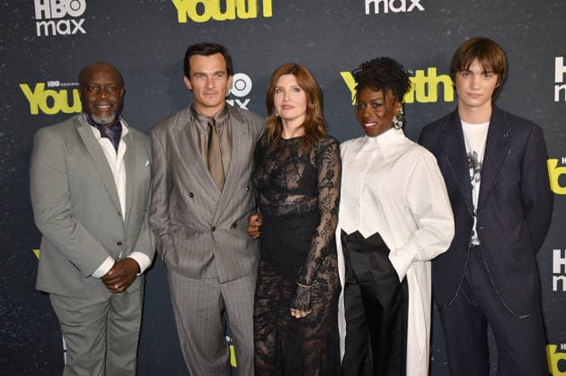 NEW YORK, NY - SEPTEMBER 17: Robbie Gee, Rupert Friend, Sharon Horgan, Sharlene Whyte and Aran Murphy at the series premiere of HBO™s Youth on September 17 2026 at DGA New York Theater in New York City. Copyright: xmpi099 MediaPunchx