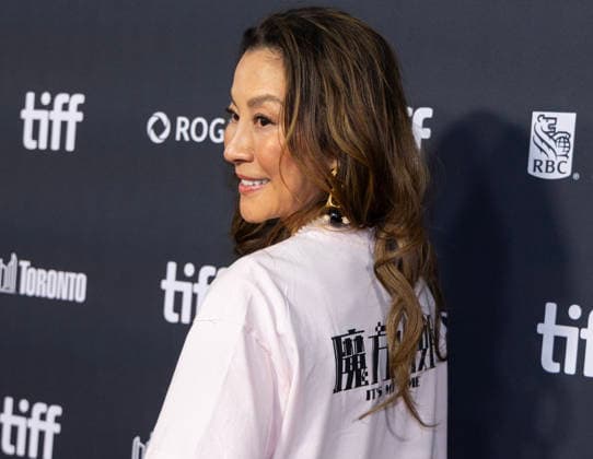 (260918) -- TORONTO, Sept. 18, 2026 -- Actress Michelle Yeoh poses for photos at the North American premiere of the film It s My Time during the 2026 Toronto International Film Festival (TIFF) in Toronto, Canada, on Sept. 17, 2026. (Photo by Zou Zheng Xinhua) CANADA-TORONTO-TIFF-IT S MY TIME-PREMIERE LinxWei 