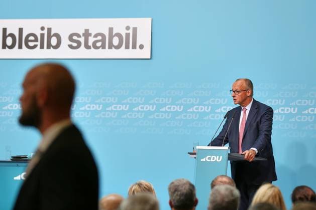 Berlin, Germany, September 17, 2026 Konrad Adenauer House CDU Election Campaign Final Push Federal Chancellor Friedrich Merz CDU Copyright: xdtsxNachrichtenagenturx dts_135239