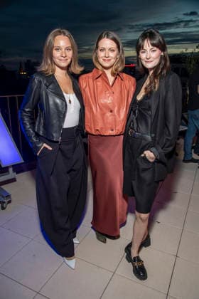 ABB UEFA s Sonja Gerhardt, Alice Dwyer, and Lea van Acken were guests at the UFA Celebrity Gathering Back in Berlin at the UFA GmbH Berlin offices, Berlin, September 17, 2026