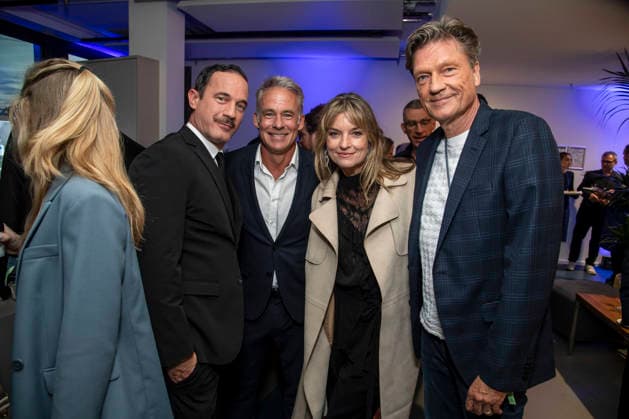 ABB UEFA s Soenke Moehring, Marco Girnth, Ina Paule Klink, and Roland Suso Richter were guests at the UFA Celebrity Gathering Back in Berlin at the UFA GmbH Berlin offices in Berlin on September 17, 2026