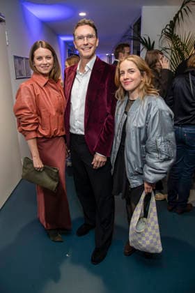 ABB UEFA s Alice Dwyer, Sascha Schwingel, and Paula Kalenberg were guests at the UFA Celebrity Gathering Back in Berlin at the UFA GmbH Berlin offices in Berlin on September 17, 2026