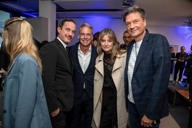 ABB UEFA s Soenke Moehring, Marco Girnth, Ina Paule Klink, and Roland Suso Richter were guests at the UFA Celebrity Gathering Back in Berlin at the UFA GmbH Berlin offices in Berlin on September 17, 2026