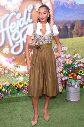 Aurelie Carina arriving at the RTL TV show HeidiFest by Heidi Klum at the Hofbräuhaus in Munich, September 17, 2026 Foto:xK.xKriegerx xFuturexImagex heidifest_6858