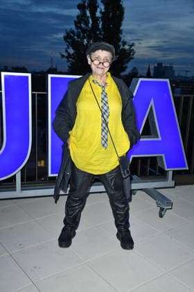 UFA Back in Berlin Reception: Katharina Thalbach on the blue carpet at the UFA Back in Berlin reception at BE YOND OFFICE in Berlin on September 17, 2026 Copyright: xEventpressxBerndtx