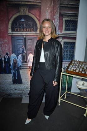 UFA Back in Berlin Reception: Sonja Gerhardt on the Blue Carpet at the UFA Back in Berlin Reception at BE YOND OFFICE in Berlin on September 17, 2026 Copyright: xEventpressxBerndtx
