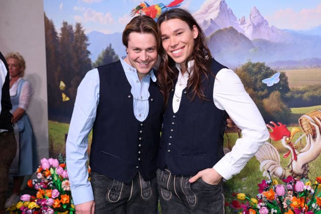 Christian Miebach and Helge Mark Lodder arriving at the RTL TV show HeidiFest by Heidi Klum at the Hofbräuhaus in Munich, September 17, 2026 Foto:xK.xKriegerx xFuturexImagex heidifest_6999