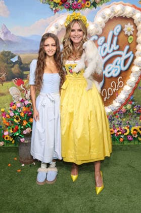 Leni Klum and Heidi Klum arriving at the RTL TV show HeidiFest by Heidi Klum at the Hofbräuhaus in Munich, September 17, 2026 Foto:xK.xKriegerx xFuturexImagex heidifest_7019