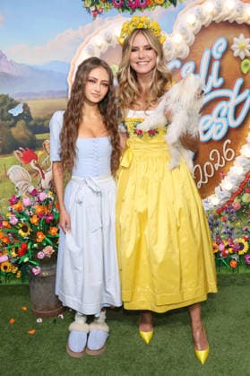 Leni Klum and Heidi Klum arriving at the RTL TV show HeidiFest by Heidi Klum at the Hofbräuhaus in Munich, September 17, 2026 Foto:xK.xKriegerx xFuturexImagex heidifest_7022