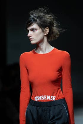 LFW - Ksenia Schnaider Runway A model walks the runway at the Ksenia Schnaider show during London Fashion Week September 2026 at The Strand in London, England on September 17, 2026. Photo by LounisPhotography ABACAPRESS.COM London United Kingdom  Copyright: xLounisPhotography ABACAx