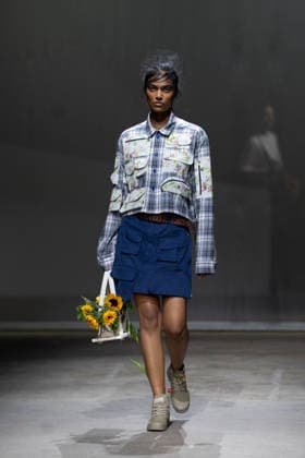 LFW - Ksenia Schnaider Runway A model walks the runway at the Ksenia Schnaider show during London Fashion Week September 2026 at The Strand in London, England on September 17, 2026. Photo by LounisPhotography ABACAPRESS.COM London United Kingdom  Copyright: xLounisPhotography ABACAx