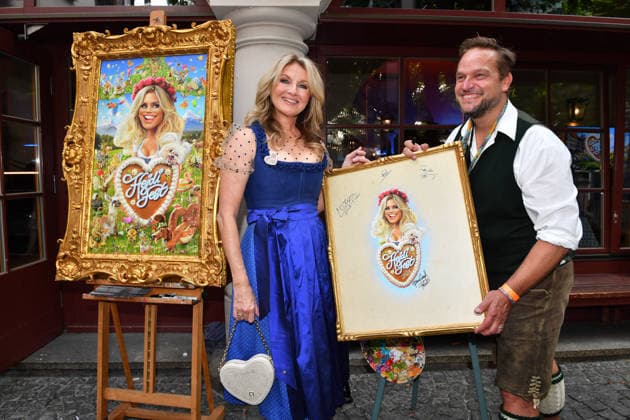 Frauke Ludowig at the 2nd HeidiFest by Heidi Klum, a pre-Oktoberfest event hosted by RTL at the Hofbräuhaus in Munich on September 17, 2026