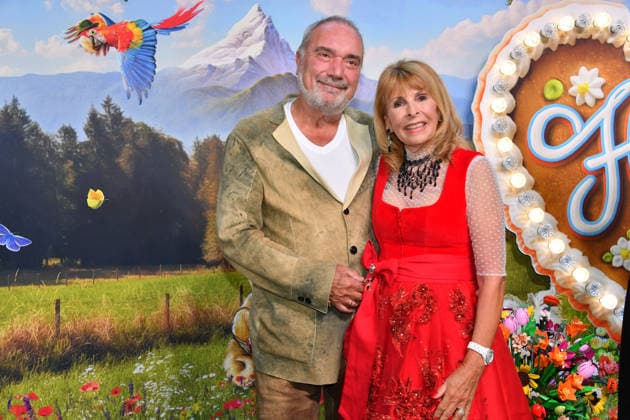 Ireen Sheer with her husband Klaus Jürgen Kahl at the 2nd HeidiFest by Heidi Klum, a pre-Oktoberfest event hosted by RTL at the Hofbräuhaus in Munich on September 17, 2026