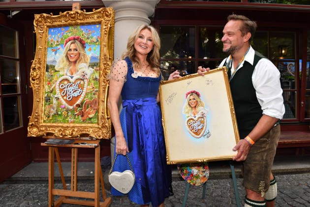 Frauke Ludowig at the 2nd HeidiFest by Heidi Klum, a pre-Oktoberfest event hosted by RTL at the Hofbräuhaus in Munich on September 17, 2026