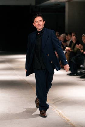 LFW - Mithridate Runway A model walks the runway at the Mithridate show during London Fashion Week September 2026 at The Banking Hall in London, England on September 17, 2026. Photo by LounisPhotography ABACAPRESS.COM London United Kingdom  Copyright: xLounisPhotography ABACAx