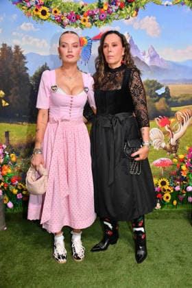 Cheyenne Ochsenknecht and Natascha Oschenknecht at the 2nd HeidiFest by Heidi Klum, a pre-Oktoberfest event hosted by RTL at the Hofbräuhaus in Munich on September 17, 2026
