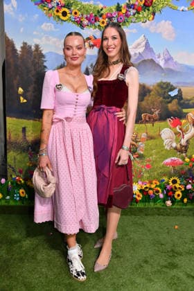 Cheyenne Ochsenknecht and Alena Siegel at the 2nd HeidiFest by Heidi Klum, a pre-Oktoberfest event hosted by RTL at the Hofbräuhaus in Munich on September 17, 2026