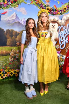 Heidi Klum with her daughter Leni Klum 2 at HeidiFest by Heidi Klum, a pre-Oktoberfest event hosted by RTL at the Hofbräuhaus in Munich on September 17, 2026