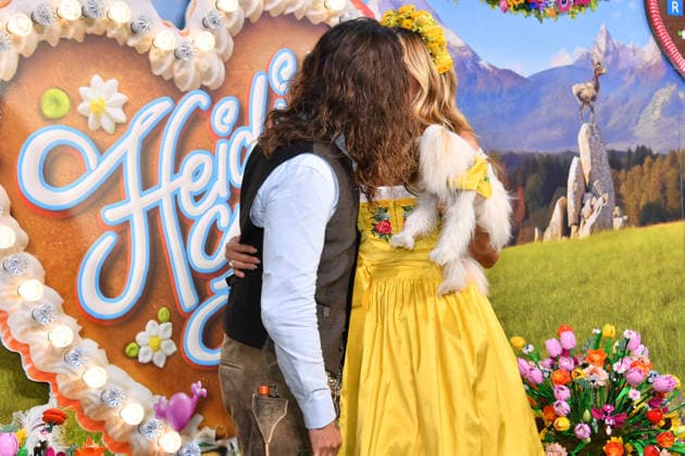 Tom Kaulitz and Heidi Klum at the 2nd HeidiFest by Heidi Klum, a pre-Oktoberfest event on RTL at the Hofbräuhaus in Munich, September 17, 2026