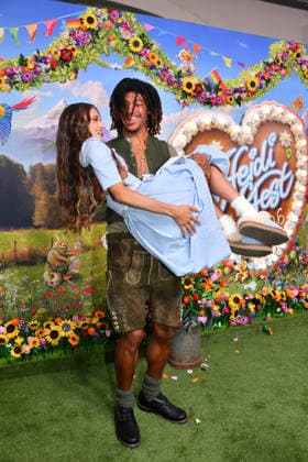 Leni Klum and Henry Samuel at the 2nd HeidiFest by Heidi Klum, a pre-Oktoberfest event hosted by RTL at the Hofbräuhaus in Munich on September 17, 2026