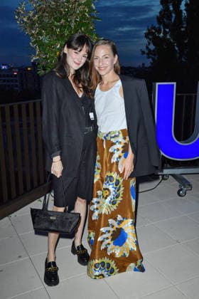 Lea von Acken and Katharina Schuettler at the UFA Back reception at BE YOND OFFICE in Berlin on September 17, 2026