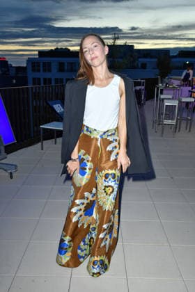 Katharina Schuettler at the UFA Back reception at BE YOND OFFICE in Berlin on September 17, 2026 at the UFA Back reception at BE YOND OFFICE in Berlin on September 17, 2026
