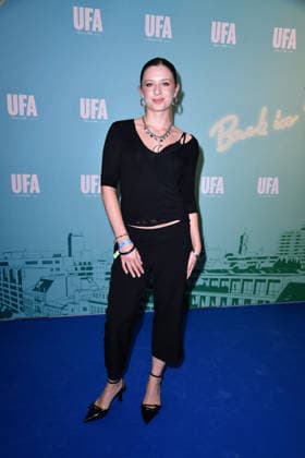 Doreen Wilde at the UFA Back reception at BE YOND OFFICE in Berlin on September 17, 2026