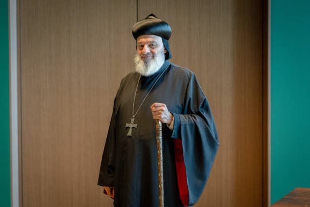 Ignatius Aphrem II, Patriarch of the Syrian Orthodox Church of Berlin, with his official residence at Spreebogen; Ignatius Aphrem II, Patriarch of the Syrian Orthodox Church of Antioch in Berlin, Berlin, GER