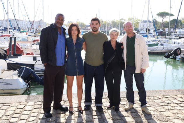 Festival de la Fiction TV de La Rochelle - jour 4 Daniel Njo Lobe, Capucine Mallard, Guillaume Pottier, Anne Loiret et Oscar Copp Festival de la Fiction TV de La Rochelle, le 18 septembre 2026.  Copyright: xFabricexChasseryx