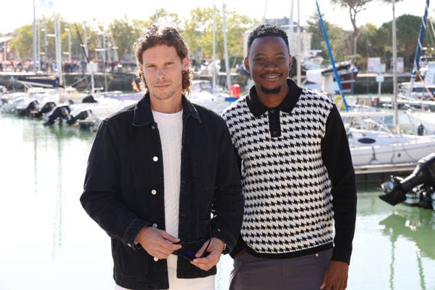 Festival de la Fiction TV de La Rochelle - jour 4 Jean-Baptiste Lafarge et Kofi Ange-Eric N Guessan Festival de la Fiction TV de La Rochelle, le 18 septembre 2026.  Copyright: xFabricexChasseryx