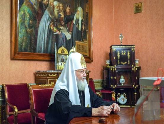 Russia Parliamentary Election 9245790 18.09.2026 Patriarch Kirill of Moscow and All Russia prepares to cast his ballot during elections to Russia s ninth State Duma, the lower house of parliament, in Moscow, Russia. Sputnik Moscow Russia  Copyright: xx