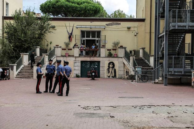September 18, 2026, Rome, Italia, Italy: A 13-year-old student stabbed his teacher in class and sprayed pepper spray at the Verga Institute in Largo Cocconi, in the Collatina area of Rome, September 18, 2026. Rome Italy  - ZUMAa289 20260918_zia_a289_039 Copyright: xFrancescoxFotiax xAgfx