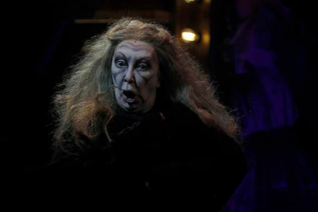 September 18, 2026, Madrid, Community Of Madrid, Spain: Cast members perform on stage during a media preview of two musical numbers from La Familia Addams: El Musical (The Addams Family: The Musical) at the Teatro Calderon on Friday, September 18, 2026, in Madrid, Spain. The exclusive press photocall showcased the vibrant and highly anticipated unconventional comedy, which brings the macabre and beloved Addams family to life with spectacular, life-sized set designs. Offering a tragicomic twist as Wednesday Addams falls in love with a normal boy, the production blends grand orchestral parodies, dark humor, and a surprisingly emotional core about teenage love and acceptance, putting traditional showbusiness cliches under the microscope wi - ZUMAo127 20260918_zep_o127_042 Copyright: xHugoxOrtunox