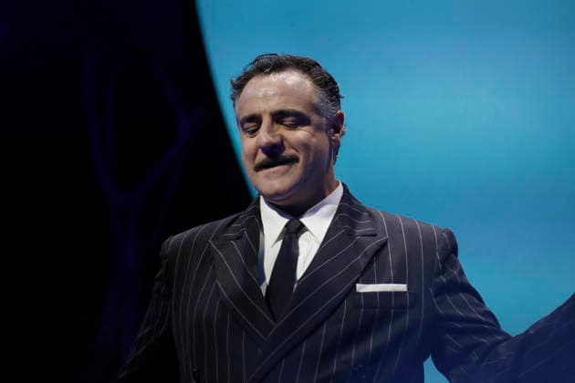 September 18, 2026, Madrid, Community Of Madrid, Spain: Cast members perform on stage during a media preview of two musical numbers from La Familia Addams: El Musical (The Addams Family: The Musical) at the Teatro Calderon on Friday, September 18, 2026, in Madrid, Spain. The exclusive press photocall showcased the vibrant and highly anticipated unconventional comedy, which brings the macabre and beloved Addams family to life with spectacular, life-sized set designs. Offering a tragicomic twist as Wednesday Addams falls in love with a normal boy, the production blends grand orchestral parodies, dark humor, and a surprisingly emotional core about teenage love and acceptance, putting traditional showbusiness cliches under the microscope wi  - ZUMAo127 20260918_zep_o127_074 Copyright: xHugoxOrtunox