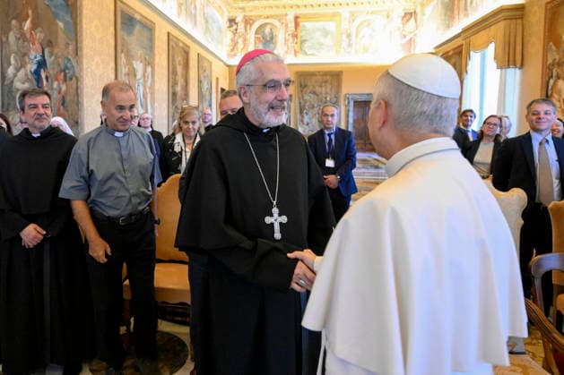 POPE LEO XIV PRIVATE AUDIENCE Italy, Rome, Vatican, September 18, 2026 Pope Leo XIV receives the participants in the meeting organized by the Pope Leo XIV International Study Center EDITORIAL USE ONLY - NO BOOKS Copyright: xVATICANxMEDIA xCatholicxPressxPhotox