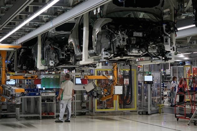 Volkswagen Navarra Announces the Start of Production of the Volkswagen ID. Cross The assembly line for a Volkswagen ID. Cross at the Volkswagen Navarra facility on September 18, 2026, in Pamplona, Navarra, Spain. The Volkswagen Navarra plant, located in the Landaben Industrial Park in Pamplona, begins mass production today of its new all-electric SUV, the Volkswagen ID Cross, marking a key milestone in the brand’s electrification. SEPTEMBER 18, 2026 Pamplona, Navarra Pamplona, Navarra, Spain  Copyright: xEduardoxParrax 7783345