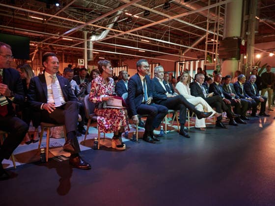 Volkswagen Navarra Announces the Start of Production for the Volkswagen ID. Cross Volkswagen Navarra President Michael Hobusch and Navarre President María Chivite during the presentation of the new model at the Volkswagen Navarra facility on September 18, 2026, in Pamplona, Navarra, Spain. The Volkswagen Navarra plant, located in the Landaben Industrial Park in Pamplona, begins mass production today of its new all-electric SUV, the Volkswagen ID Cross, marking a key milestone in the brand’s electrification. SEPTEMBER 18, 2026 Pamplona, Navarra Pamplona, Navarra, Spain  Copyright: xEduardoxParrax 7783382