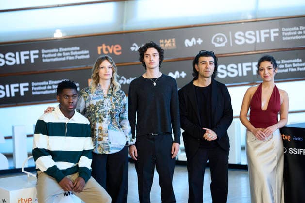 September 18, 2026, Madrid, Madrid, Spain: Fatih Akin, Eren M. GoÂ¼vercin, Mariam Dawoud, Carlotta von Falkenhayn, Gabriel-Winner Amorin attended Geister Photocall during 74th San Sebastian International Film Festival at Kursaal Palace on September 18, 2026 in Donostia San Sebastian, Spain Madrid Spain - ZUMAg15_ 20260918_zaf_g15_021 Copyright: xJackxAbuinx