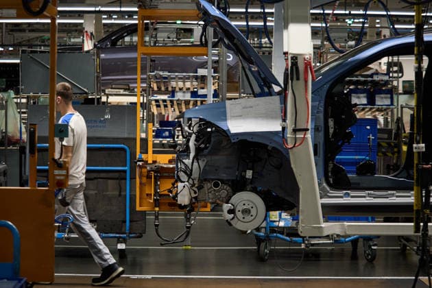 Volkswagen Navarra Announces the Start of Production of the Volkswagen ID. Cross The assembly line for a Volkswagen ID. Cross at the Volkswagen Navarra facility on September 18, 2026, in Pamplona, Navarra, Spain. The Volkswagen Navarra plant, located in the Landaben Industrial Park in Pamplona, begins mass production today of its new all-electric SUV, the Volkswagen ID Cross, marking a key milestone in the brand’s electrification. SEPTEMBER 18, 2026 Pamplona, Navarra Pamplona, Navarra, Spain  Copyright: xEduardoxParrax 7783349