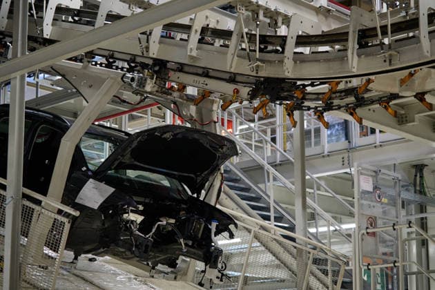 Volkswagen Navarra Announces the Start of Production of the Volkswagen ID. Cross The assembly line for a Volkswagen ID. Cross at the Volkswagen Navarra facility on September 18, 2026, in Pamplona, Navarra, Spain. The Volkswagen Navarra plant, located in the Landaben Industrial Park in Pamplona, begins mass production today of its new all-electric SUV, the Volkswagen ID Cross, marking a key milestone in the brand’s electrification. SEPTEMBER 18, 2026 Pamplona, Navarra Pamplona, Navarra, Spain  Copyright: xEduardoxParrax 7783351