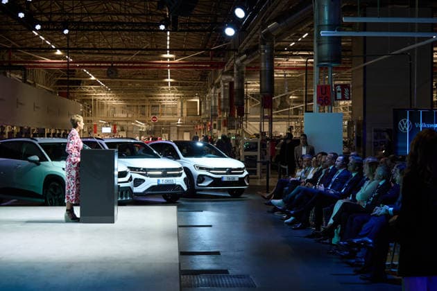Volkswagen Navarra Announces the Start of Production of the Volkswagen ID. Cross The president of Navarra, María Chivite, speaks during the presentation of the new model at the Volkswagen Navarra facility on September 18, 2026, in Pamplona, Navarra, Spain The Volkswagen Navarra plant, located in the Landaben Industrial Park in Pamplona, begins mass production today of its new all-electric SUV, the Volkswagen ID Cross, marking a key milestone in the brand’s electrification. SEPTEMBER 18, 2026 Pamplona, Navarra Pamplona, Navarra, Spain  Copyright: xEduardoxParrax 7783388