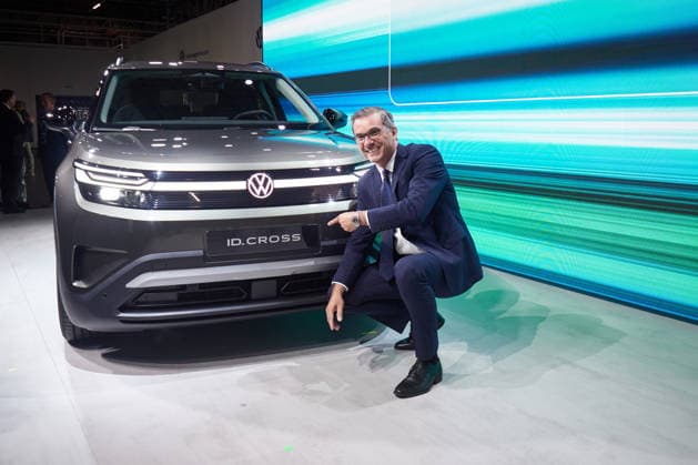 Volkswagen Navarra Announces the Start of Production for the Volkswagen ID. Cross Volkswagen Navarra President Michael Hobusch during the presentation of the new model at the Volkswagen Navarra facility on September 18, 2026, in Pamplona, Navarra, Spain The Volkswagen Navarra plant, located in the Landaben Industrial Park in Pamplona, begins mass production today of its new all-electric SUV, the Volkswagen ID. Cross, marking a key milestone in the brand’s electrification. SEPTEMBER 18, 2026 Pamplona, Navarra Pamplona, Navarra, Spain  Copyright: xEduardoxParrax 7783392
