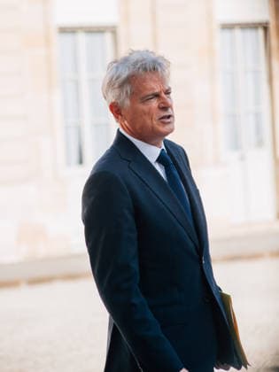 International Crisis: Meeting of Party Leaders at the Élysée Palace Faced with the international crisis, the French President brings together presidential candidates and party leaders at the Élysée Palace for a meeting 459759 2026 09 18 Paris, France Roussel, Fabien  Copyright: xOlivierxJorrionx xStarfacex STAR_459759_005