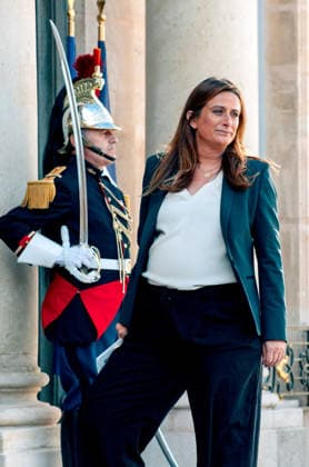 International Crisis: Meeting of Party Leaders at the Élysée Palace Faced with the international crisis, the French President brings together presidential candidates and party leaders at the Élysée Palace for a meeting 459759 2026 09 18 Paris, France Tondelier, Marine  Copyright: xOlivierxJorrionx xStarfacex STAR_459759_024